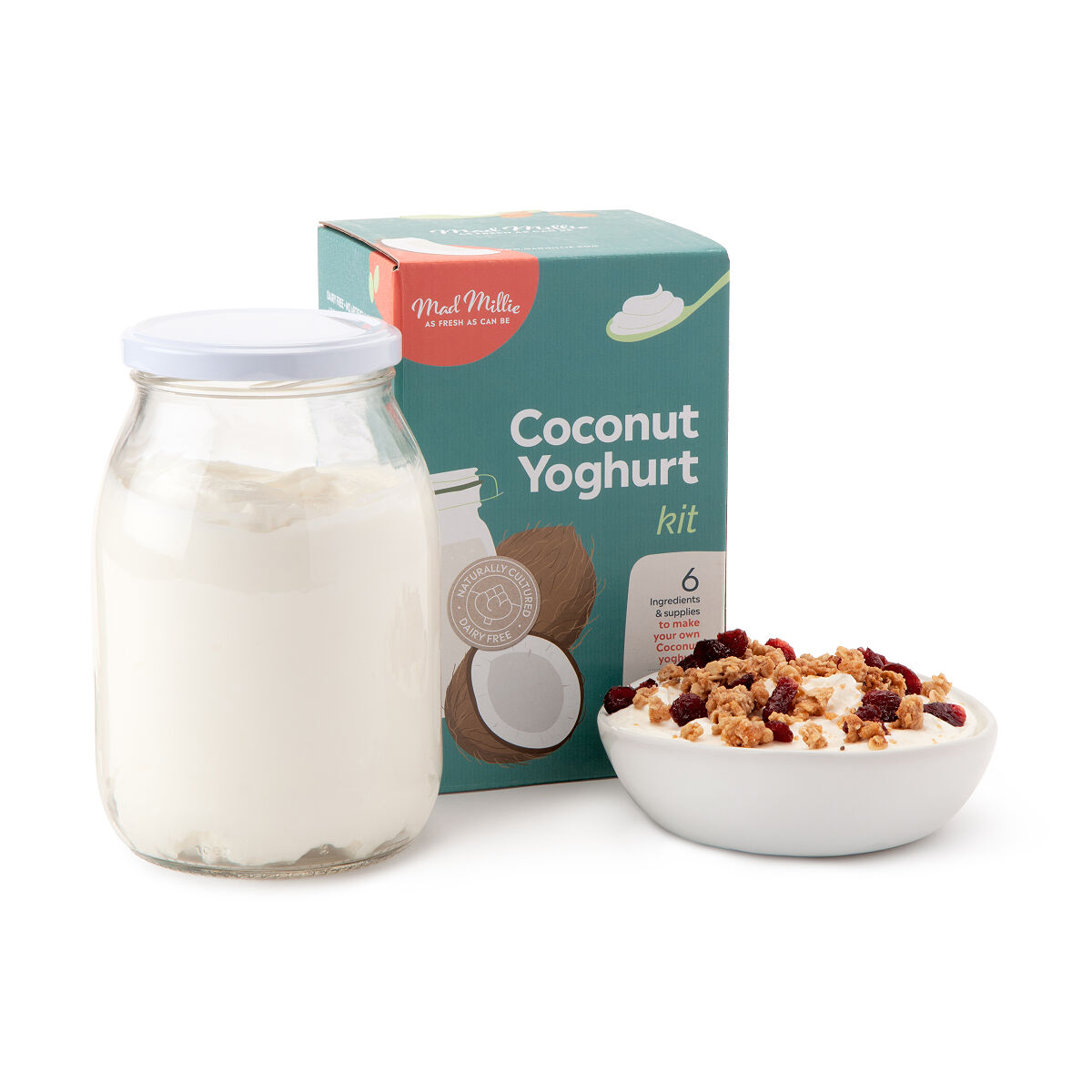 DairyFree Coconut Yogurt Kit DIY Yogurt Set