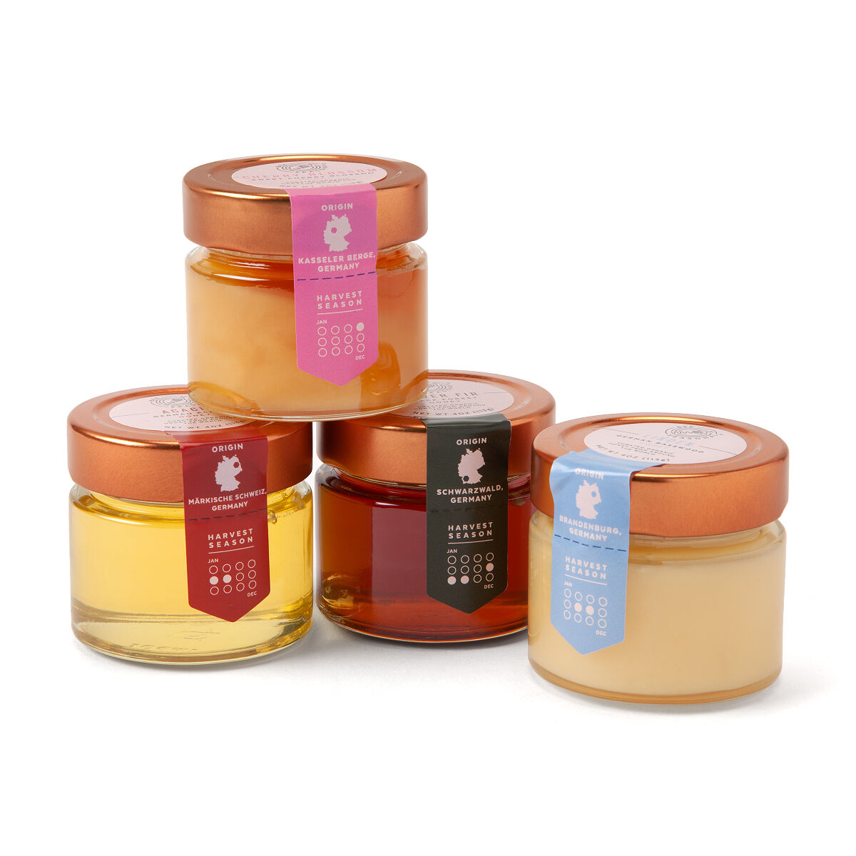 German Honey Sampler Single Origin Honey