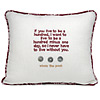 Organic blue or cream pillow