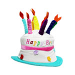 birthday cake hat