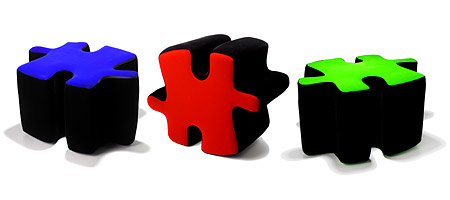 PUZZLE OTTOMAN - UncommonGoods :  puzzle furniture peace ottoman