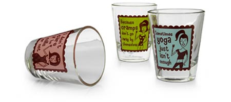PMS Shot Glasses