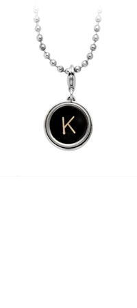 TYPEWRITER NECKLACE - UncommonGoods :  necklace uncommongoods typewriter necklace silver