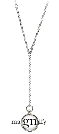 MAGNIFYING GLASS NECKLACE - UncommonGoods from uncommongoods.com