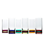 Capri Highball :  kitchen jewel-tone colors capri highballs drinking glasses