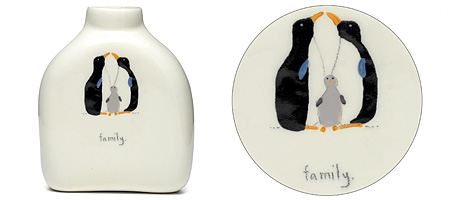 FAMILY VASE - UncommonGoods :  vase penguine housewares uncommongoods