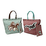 Zebra and Crocodile Totes from uncommongoods.com