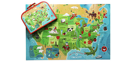 USA MAP FLOOR PUZZLE