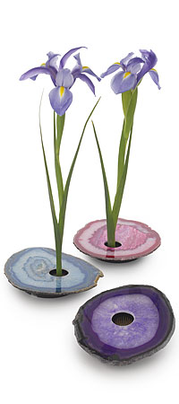 Agate Ikebana Flower Vase