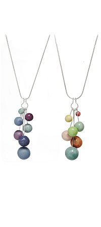 CERAMIC BALL NECKLACES - UncommonGoods from uncommongoods.com