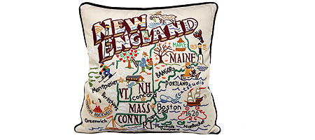 Hand Embroidered Region Pillows