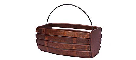 RECYCLED WINE BARREL BASKET - UncommonGoods from uncommongoods.com