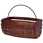 Recycled Wine Barrel Basket