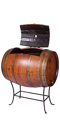 RECYCLED WINE BARREL COOLER - UncommonGoods from uncommongoods.com