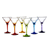rio light martini glasses - set of 6