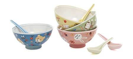 Children's Rice Bowls - Set of 4
