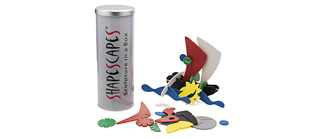 SHAPE SCAPES SCULPTURE SET - UncommonGoods :  uncommongoods toys building shape scapes