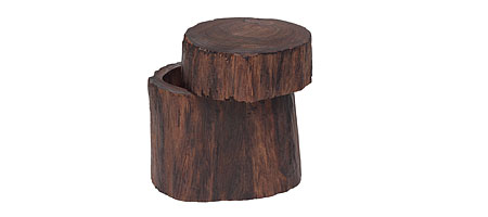 REDWOOD LOG KEEPSAKE BOX | UncommonGoods from uncommongoods.com