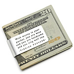 YIDDISH PROVERB MONEY CLIP