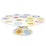 Dots Porcelain Cake Plate
