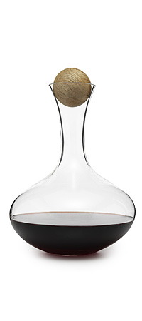 Oval Oak Wine Carafe