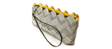 Bar Code Everything/Anything Clutch Purse