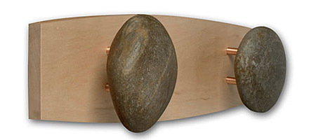 Double Sea Stone Wall Hook