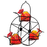 RED FERRIS WHEEL HUMMINGBIRD FEEDER