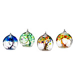 TREE OF ENCHANTMENT SEASONAL GLASS OIL BURNERS