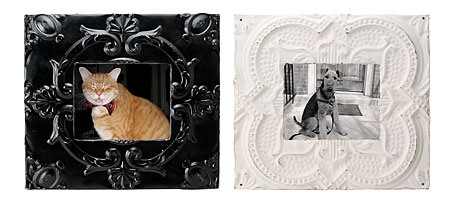 Large Reclaimed Tin Frames