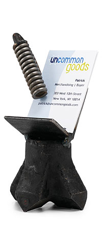 Recycled Drill Bit Business Card Holder