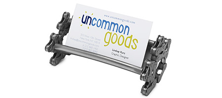 Bike Chain Business Card Holder