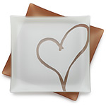PLATES WITH PURPOSE (TM) - HEART PLATTER