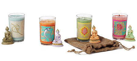 Tibetan Spa Candle & Buddha Sets