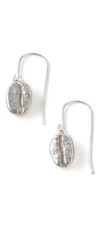 coffee bean earrings