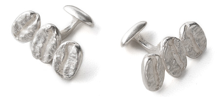 Coffee Bean Cufflinks