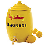 CERAMIC LEMONADE CROCK