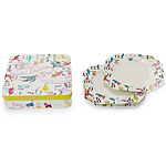 12 DAYS OF CHRISTMAS DINNER PLATES - SET OF 4 | Whimsical, Modern Design, Fresh Colors, Vintage Images, Christmas Tradition, Holiday Dinnerware | UncommonGoods : fun colors romantic holiday home 12 days of christmas dinner plates