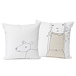 Crying - Organic Cotton Pillow :  original funky handmade in thailand pillows