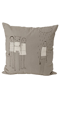 Rain Organic Cotton and Hemp Pillow