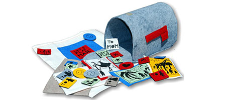 LET'S PLAY MAIL MAILBOX PLAY SET