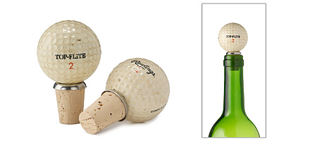 Golf Ball Bottle Stopper
