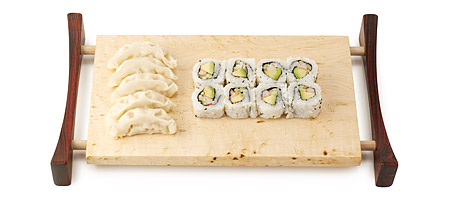 Birds Eye Maple Sushi & Cheese Board