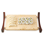 BIRDS EYE MAPLE SUSHI & CHEESE BOARD