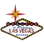 RECLAIMED LICENSE PLATE LAS VEGAS SIGN