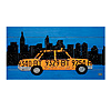 NYC TAXI LICENSE PLATE WALL ART