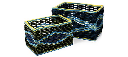 Rectangular Flip Flop Nesting Baskets