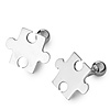 novelty cufflinks sterling silver puzzle cufflinks