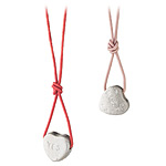 STERLING SILVER CANDY HEART NECKLACE | Laura Lobdell Hand Cast Candies Heart Necklace, Sweetheart, Valentines Day, Be My Valentine Candies, Solid Sterling Silver | UncommonGoods :  necklace laura lobdell candy fun