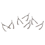 HANDMADE PEWTER WISHBONE - SET OF 7